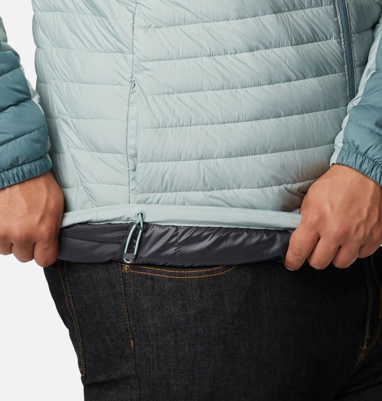 Silver Falls Hooded Jacket | 350 | 2X, Color: Niagara, Metal, image 6