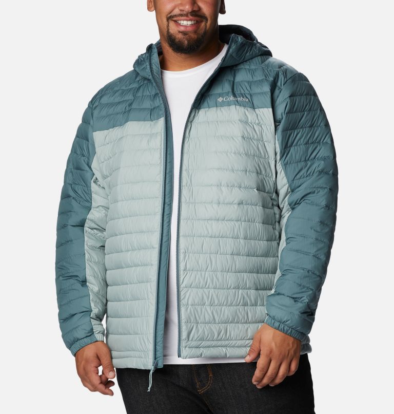 Men's Silver Falls Hooded Insulated Jacket - Extended size, Color: Niagara, Metal, image 8