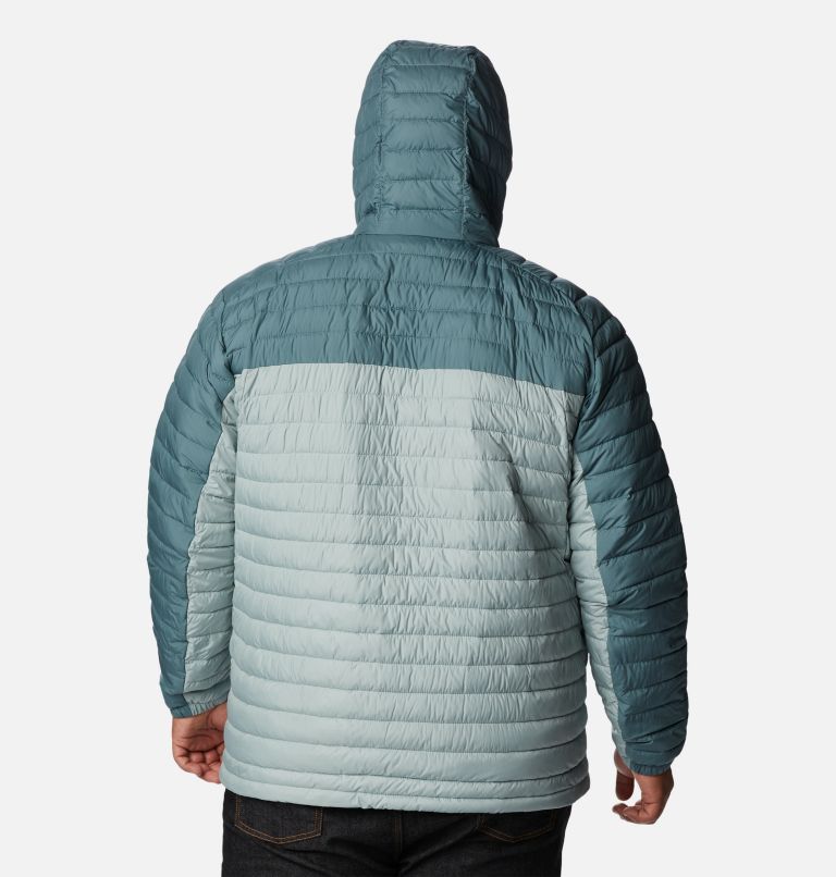 Silver Falls Hooded Jacket | 350 | 2X, Color: Niagara, Metal, image 2