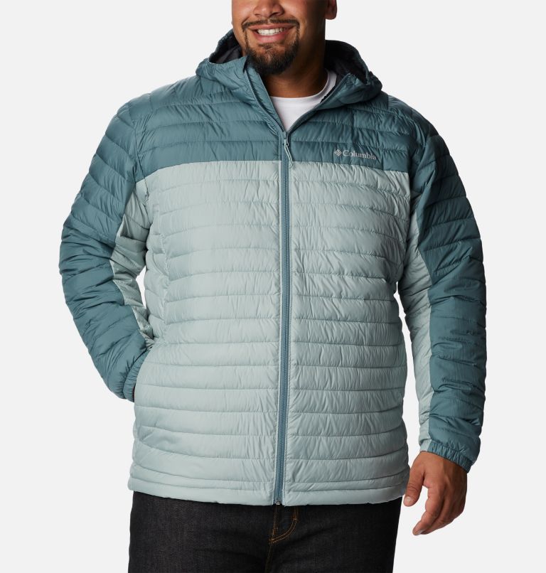 Men's Silver Falls Hooded Insulated Jacket - Extended size, Color: Niagara, Metal, image 1