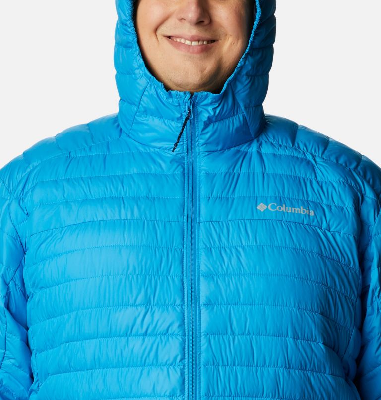 Men's Silver Falls Hooded Insulated Jacket - Extended size, Color: Compass Blue, image 4