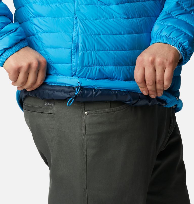 Men's Silver Falls Hooded Insulated Jacket - Extended size, Color: Compass Blue, image 6