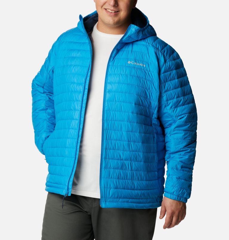 Thumbnail: Men's Silver Falls Hooded Insulated Jacket - Extended size, Color: Compass Blue, image 7