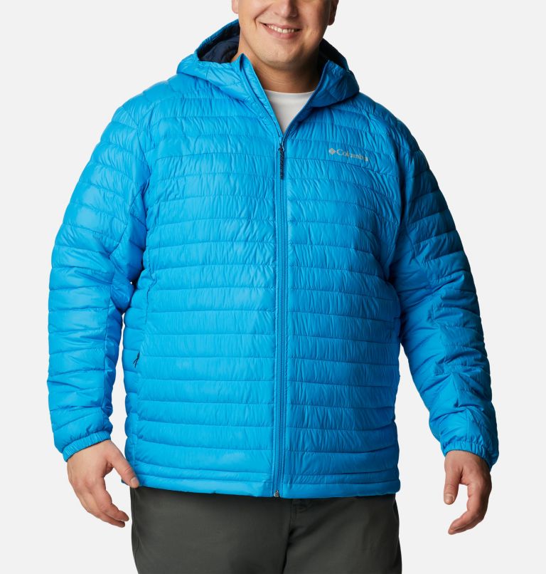 Thumbnail: Men's Silver Falls Hooded Insulated Jacket - Extended size, Color: Compass Blue, image 1
