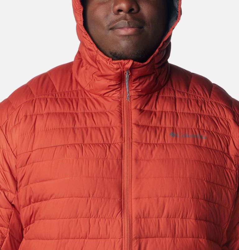 Men's Silver Falls Hooded Insulated Jacket - Extended size, Color: Warp Red, image 4