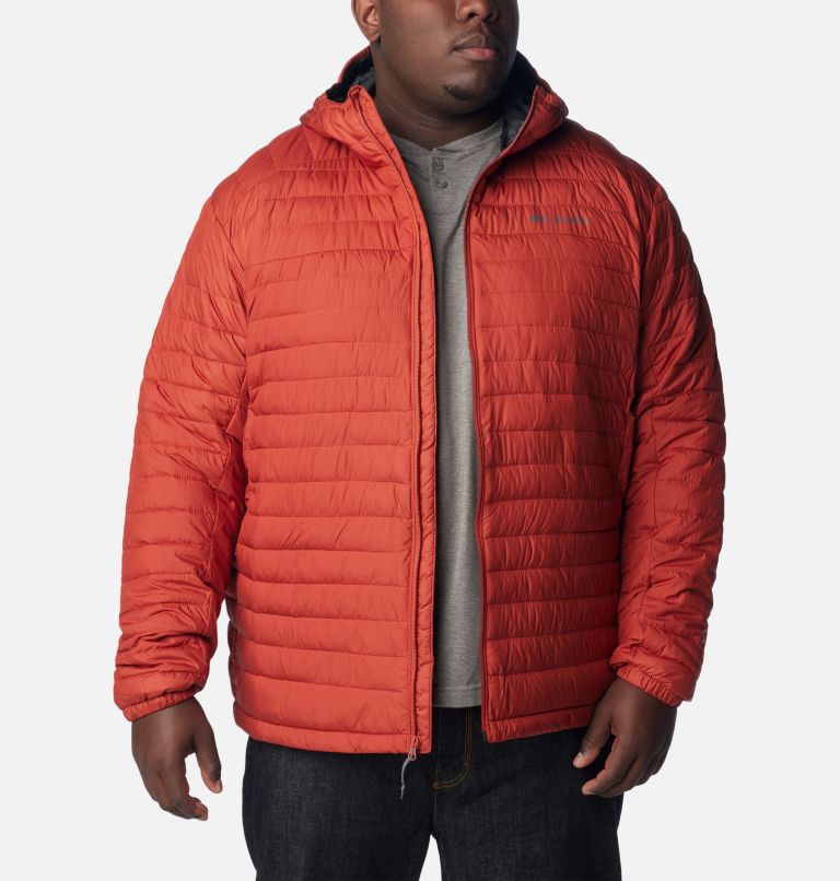 Thumbnail: Men's Silver Falls Hooded Insulated Jacket - Extended size, Color: Warp Red, image 8