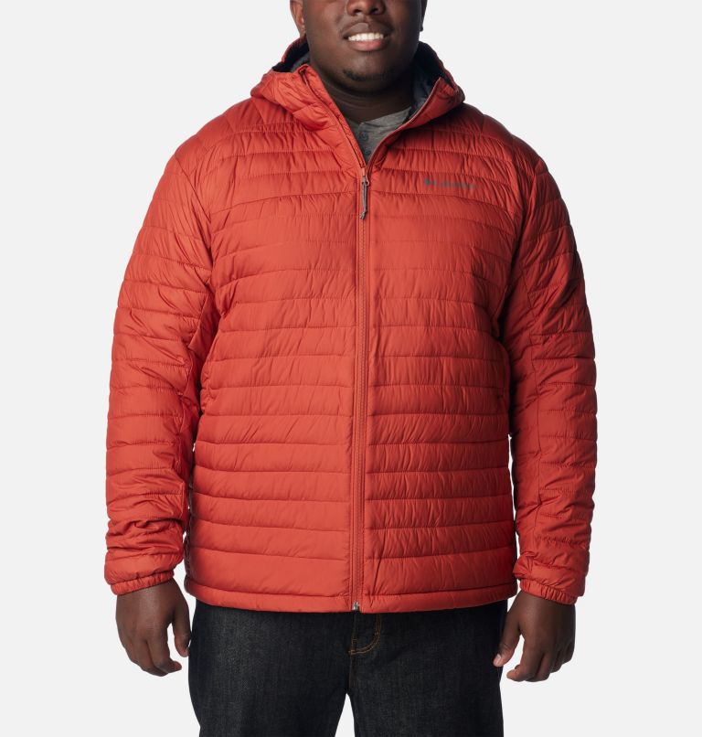 Men's Silver Falls Hooded Insulated Jacket - Extended size, Color: Warp Red, image 1