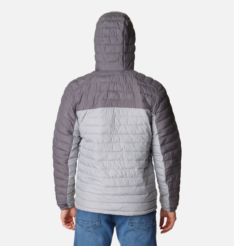 Thumbnail: Men's Silver Falls Hooded Insulated Jacket, Color: Columbia Grey, City Grey, image 2