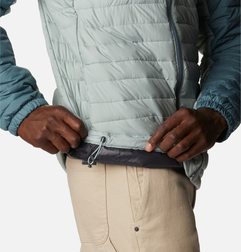 Thumbnail: Men's Silver Falls Hooded Insulated Jacket, Color: Niagara, Metal, image 6