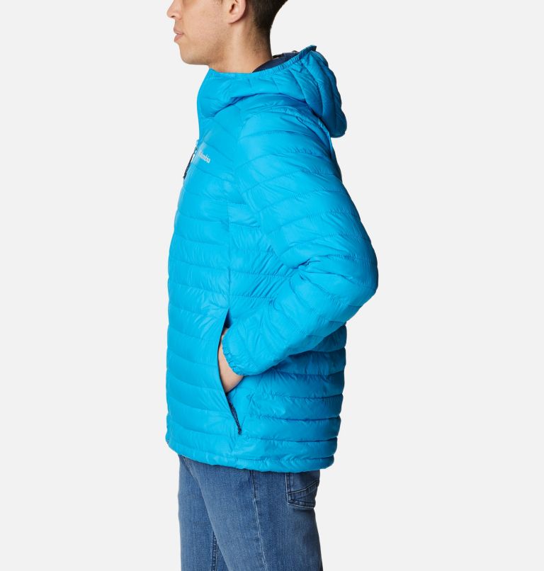 Thumbnail: Men's Silver Falls Hooded Insulated Jacket, Color: Compass Blue, image 3