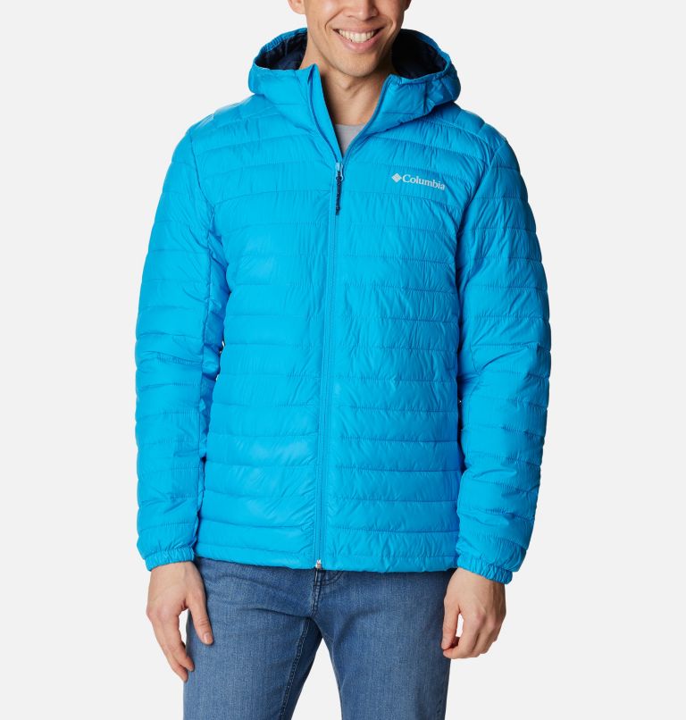 Thumbnail: Men's Silver Falls Hooded Insulated Jacket, Color: Compass Blue, image 1