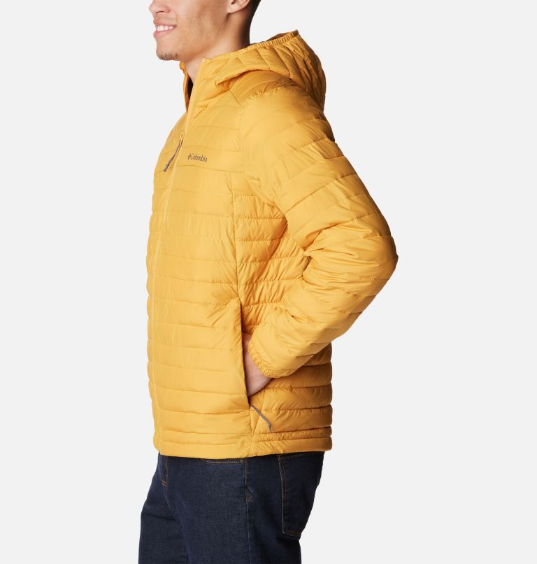 Men's Silver Falls Hooded Insulated Jacket, Color: Raw Honey, image 3