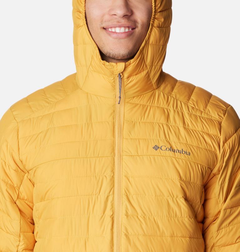 Thumbnail: Men's Silver Falls Hooded Insulated Jacket, Color: Raw Honey, image 4