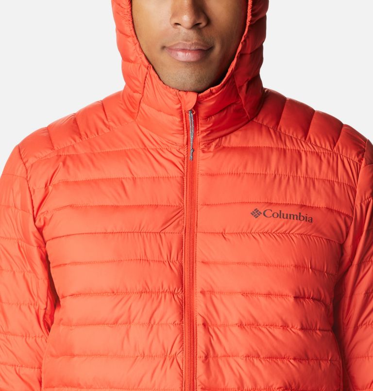 Thumbnail: Men's Silver Falls Hooded Insulated Jacket, Color: Spicy, image 4