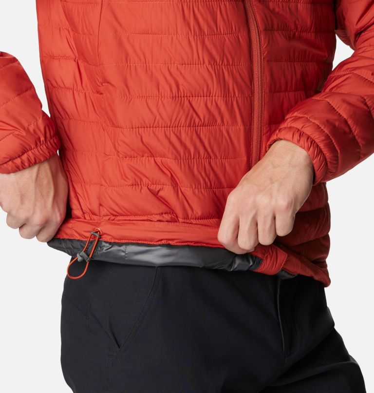 Thumbnail: Men's Silver Falls Hooded Insulated Jacket, Color: Warp Red, image 6