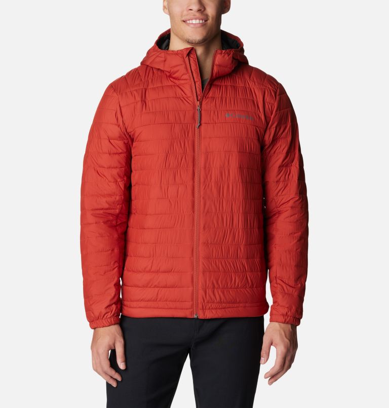 Thumbnail: Men's Silver Falls Hooded Insulated Jacket, Color: Warp Red, image 1