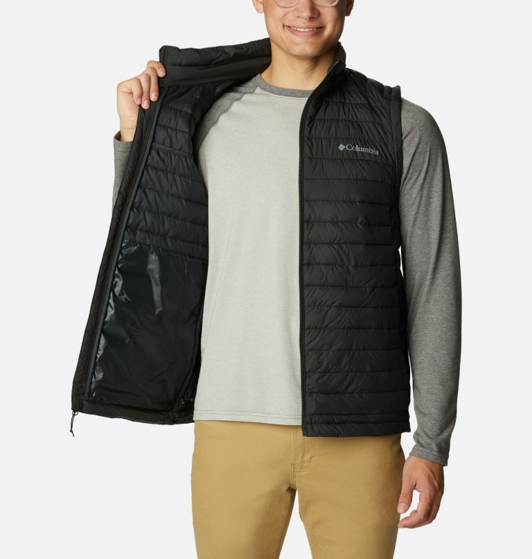 Men's Silver Falls Vest, Color: Black, image 5