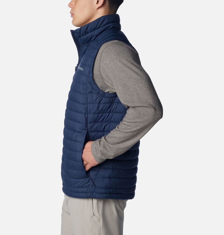 Men's Silver Falls Vest, Color: Collegiate Navy, image 3