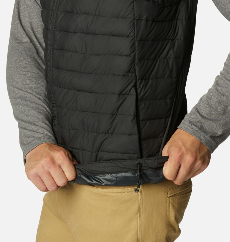 Men's Silver Falls Packable Insulated Vest, Color: Black, image 6