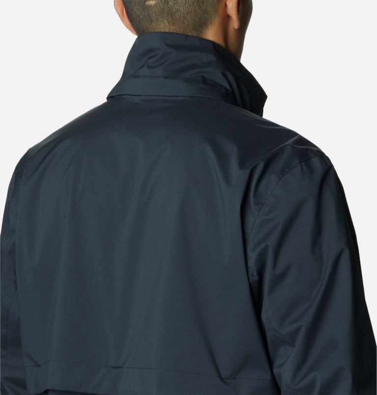 Men's Wright Lake Rain Jacket, Color: Black, image 7