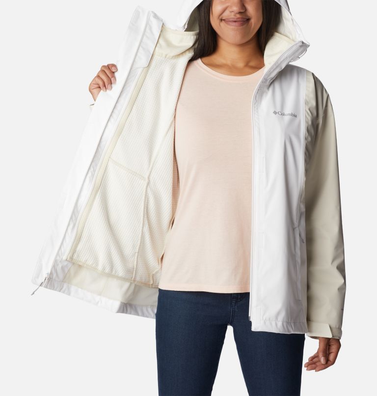 Women's Hikebound Interchange Jacket, Color: White, Chalk, image 5