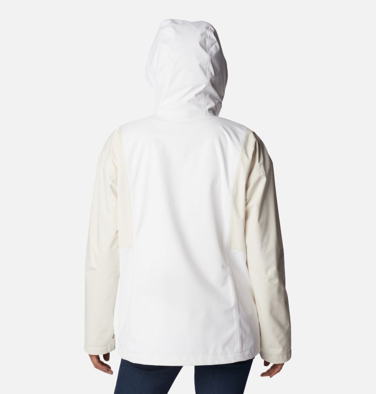 Women's Hikebound Interchange Jacket, Color: White, Chalk, image 2