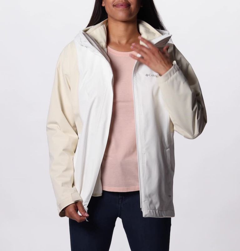 Women's Hikebound Interchange Jacket, Color: White, Chalk