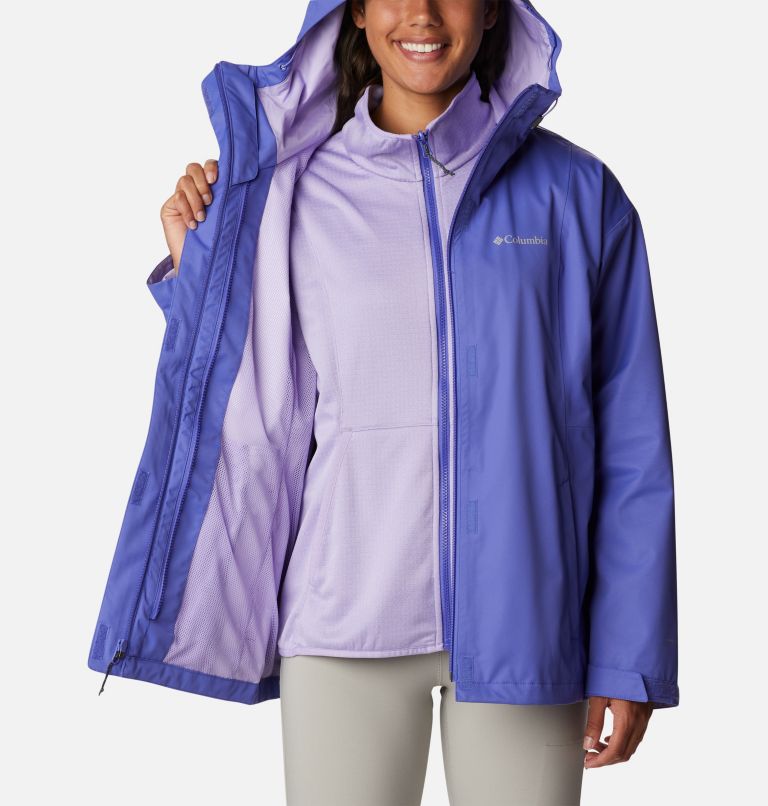 Women's Hikebound Interchange Jacket, Color: Purple Lotus, image 7