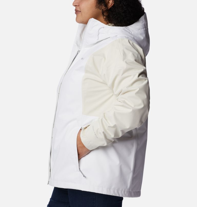 Thumbnail: Women's Hikebound Interchange Jacket - Plus Size, Color: White, Chalk, image 3
