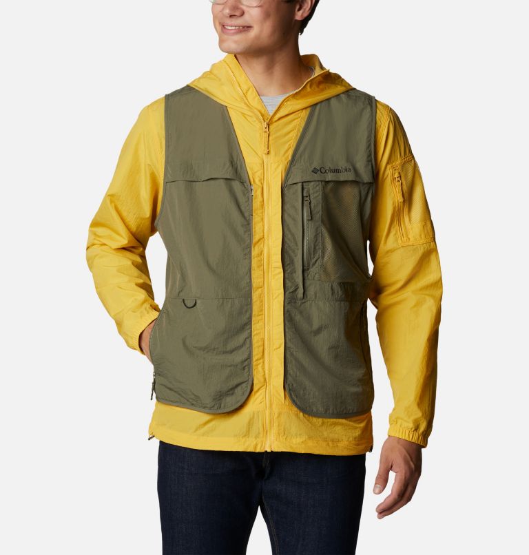 Thumbnail: Men's Spring Canyon Wind Interchange Jacket, Color: Stone Green, image 1