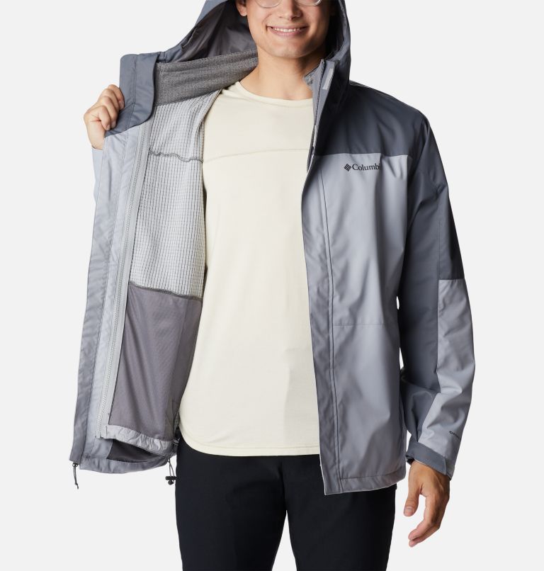 Men's Hikebound Interchange Jacket, Color: Columbia Grey, City Grey, image 6