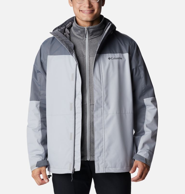 Men's Hikebound Interchange Jacket, Color: Columbia Grey, City Grey, image 10
