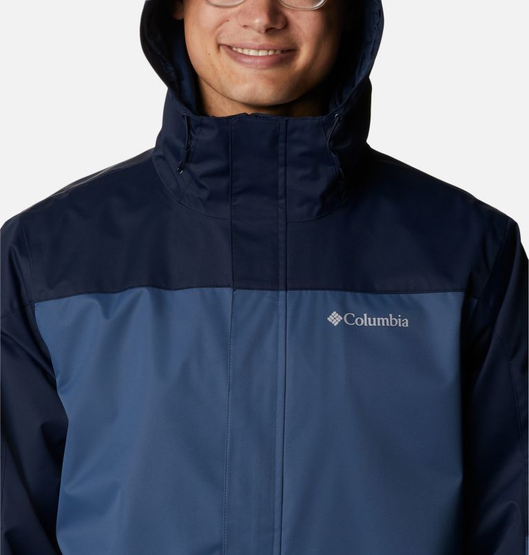 Men's Hikebound Interchange Jacket, Color: Dark Mountain, Collegiate Navy, image 5