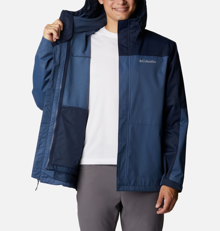 Men's Hikebound Interchange Jacket, Color: Dark Mountain, Collegiate Navy, image 5