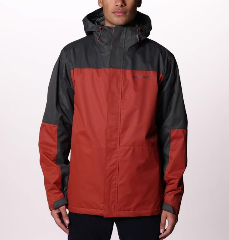 Men's Hikebound Interchange Jacket, Color: Warp Red, Shark
