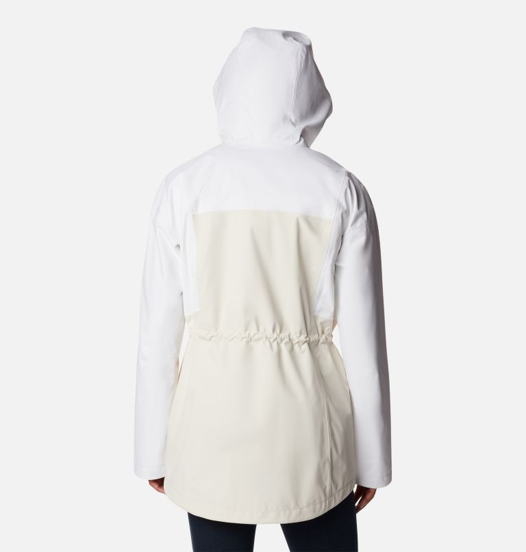 White hotsell long raincoat