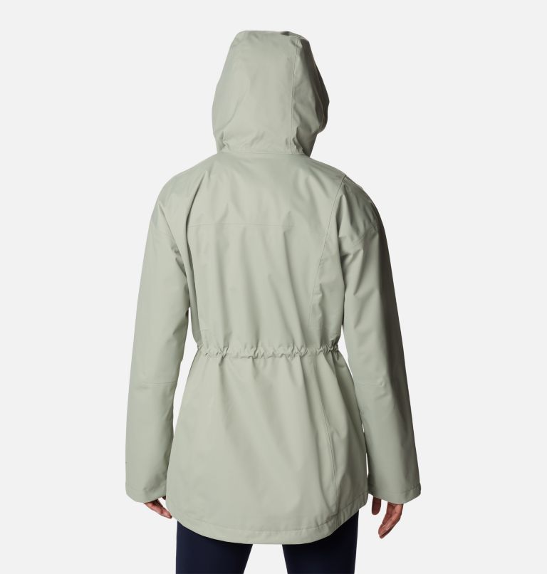 Women's Hikebound Long Rain Jacket, Color: Safari, image 2