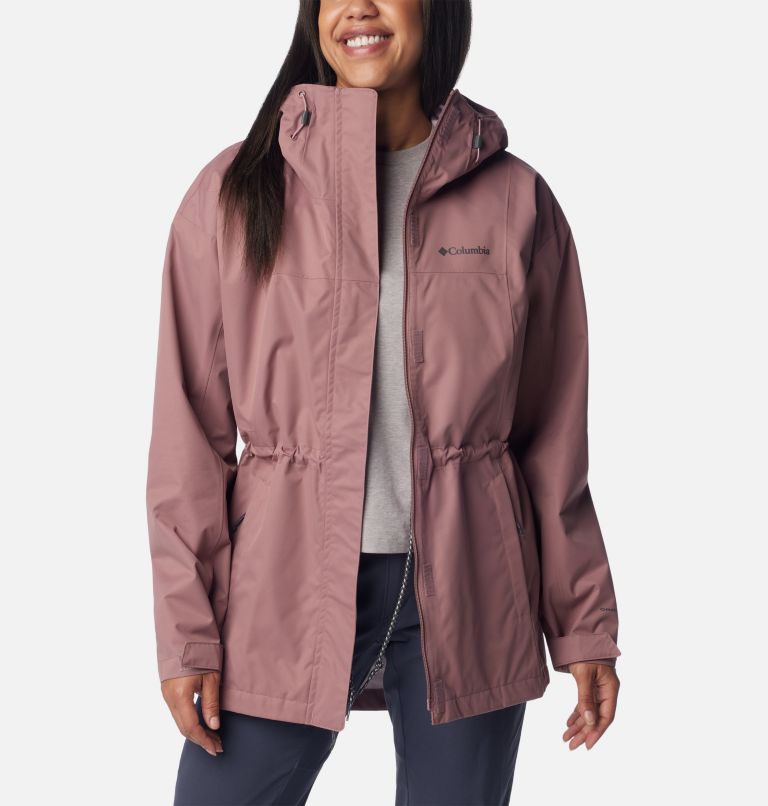 Long rain online jacket with hood