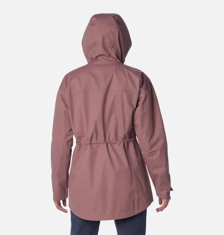 Columbia Women's Hikebound Long Omni-Heat Hooded Insulated Waterproof Rain  Jacket
