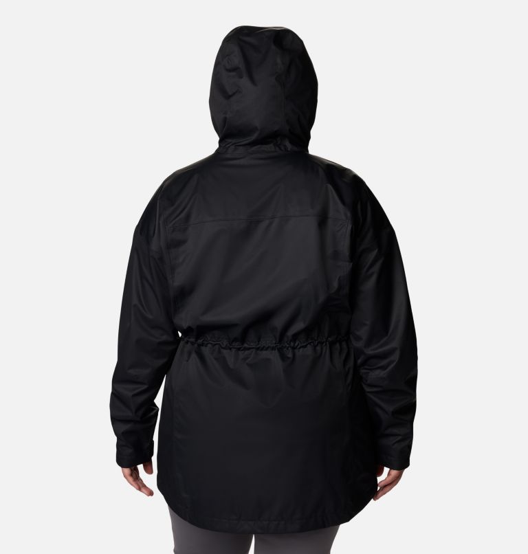 Thumbnail: Women's Hikebound Long Jacket - Plus Size, Color: Black, image 2