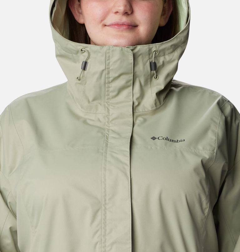 Thumbnail: Women's Hikebound Long Jacket - Plus Size, Color: Safari, image 4