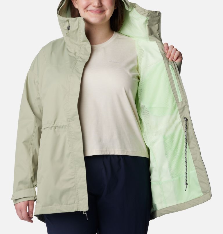 Thumbnail: Women's Hikebound Long Jacket - Plus Size, Color: Safari, image 5