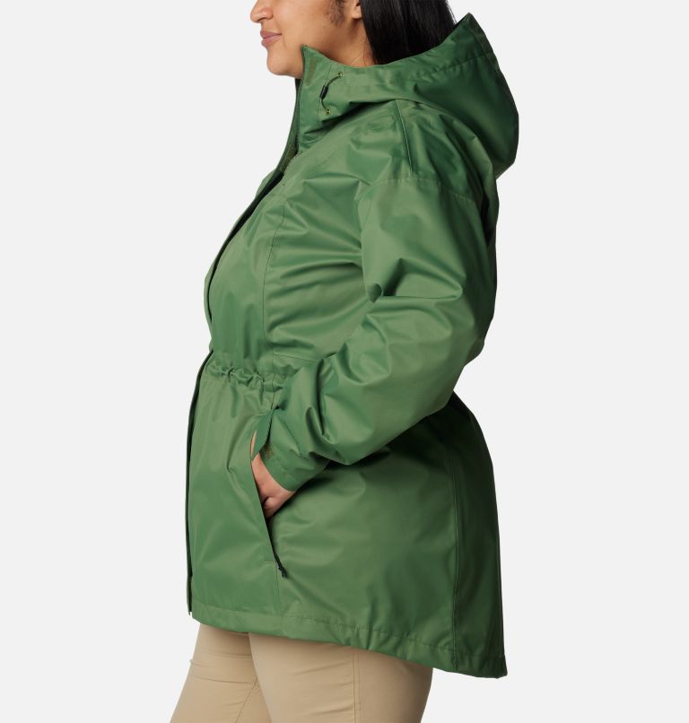 Thumbnail: Women's Hikebound Long Jacket - Plus, Color: Canteen, image 3