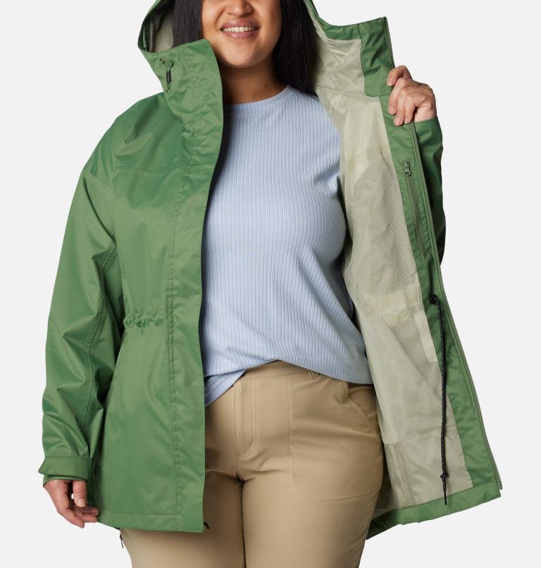 Women's Hikebound Long Jacket - Plus, Color: Canteen, image 5