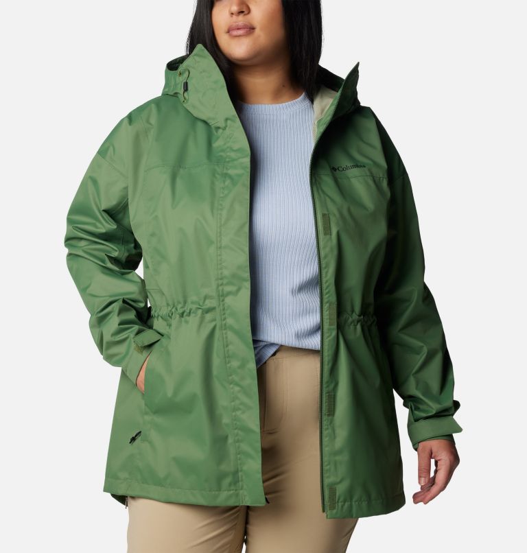 Women's Hikebound Long Jacket - Plus, Color: Canteen, image 6