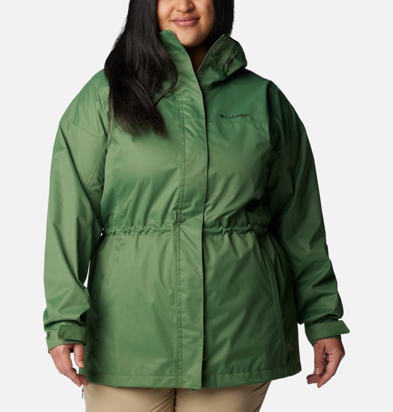 Women's Hikebound Long Jacket - Plus, Color: Canteen, image 1