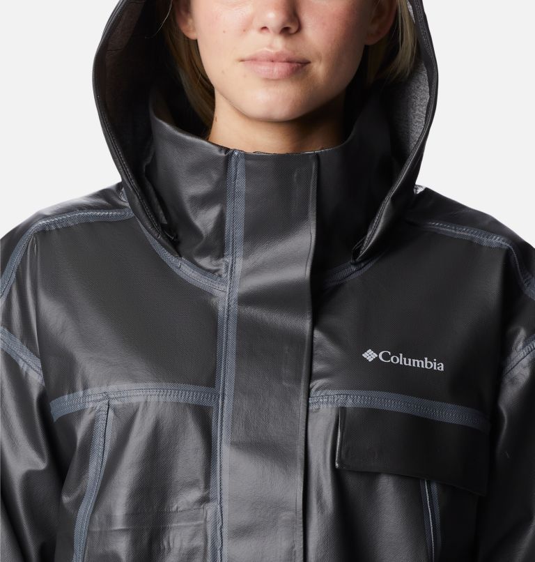 Women's Coral Ridge OutDry Extreme Rain Jacket, Color: Black, image 4