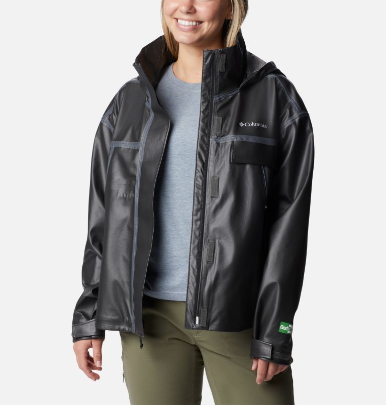 Women's Coral Ridge ODX Waterproof Jacket, Color: Black, image 6
