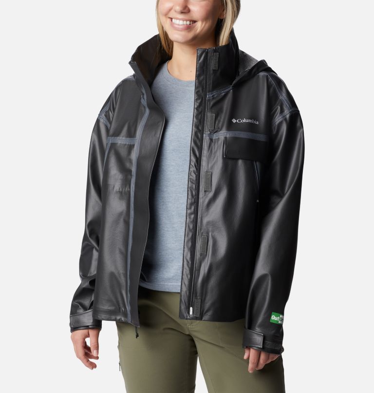 Thumbnail: Women's Coral Ridge OutDry Extreme Rain Jacket, Color: Black, image 6