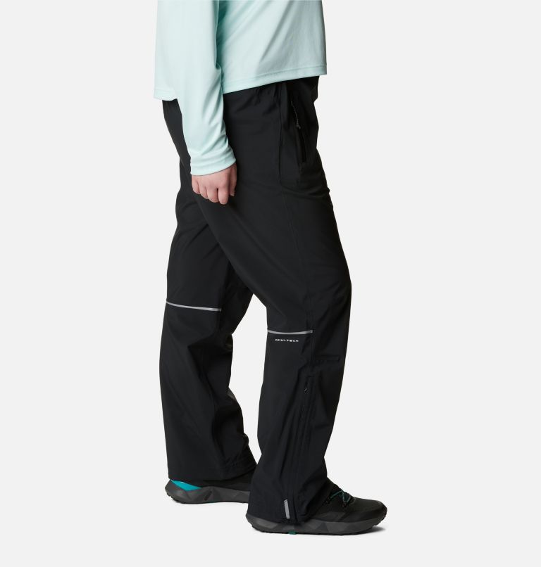Thumbnail: Women's Hazy Trail Rain Pants - Plus Size, Color: Black, image 3